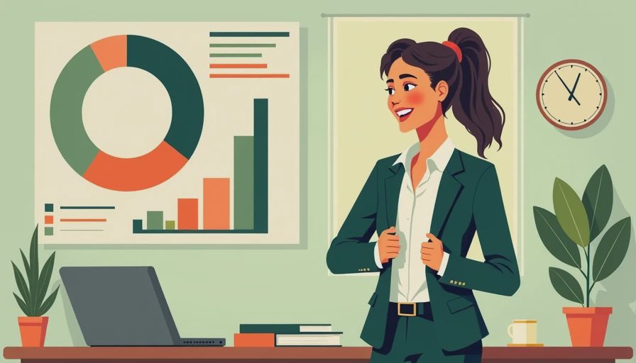 Visual context for business casual women