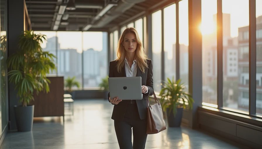 Visual context for business casual for women