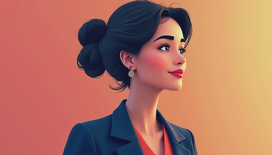 Illustration for women business casual