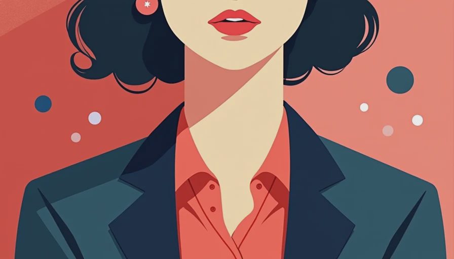 Illustration for business casual looks for women