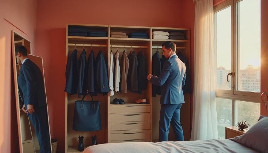Visual context for building a capsule wardrobe for work