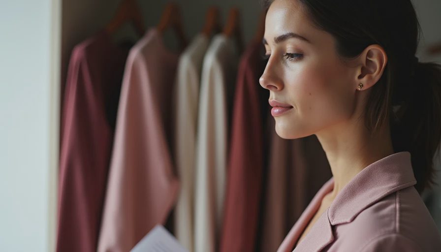 Visual context for how to make a capsule wardrobe for work