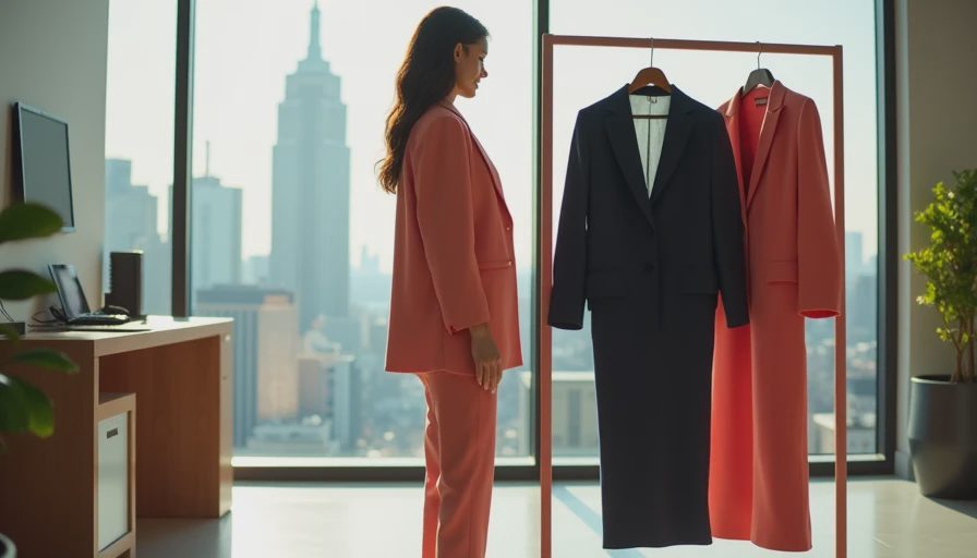 Visual context for women's work outfit ideas