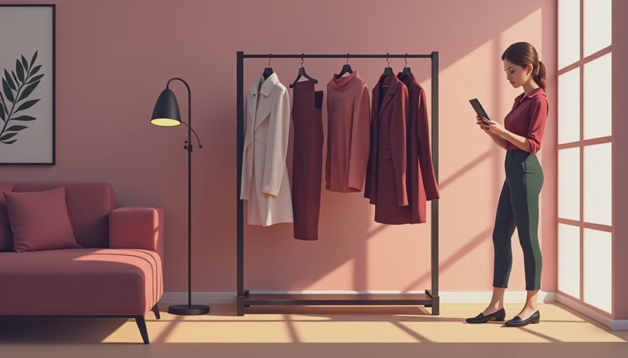 Visual context for casual work outfit ideas