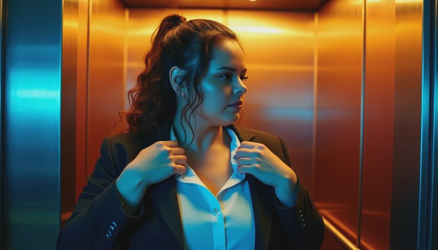 Illustration for plus size work outfit ideas
