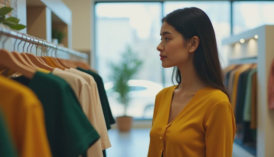 Visual context for business casual tops for women