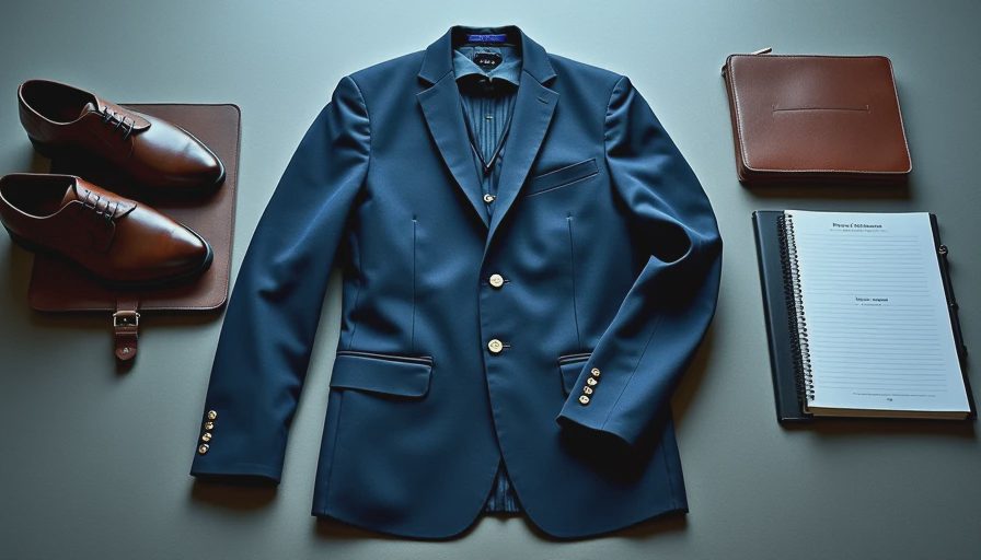 Visual context for dark wash jeans for business casual