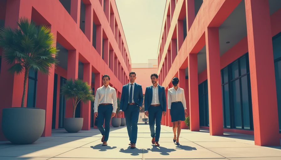 Illustration for business casual outfits