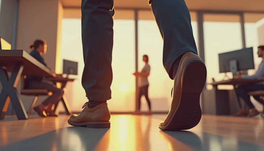 Illustration for comfortable business casual shoes