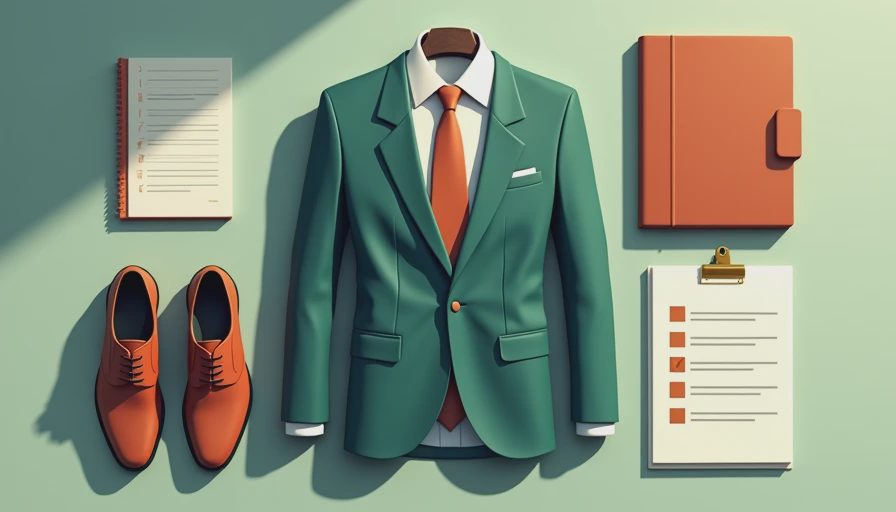 Illustration for interview outfits