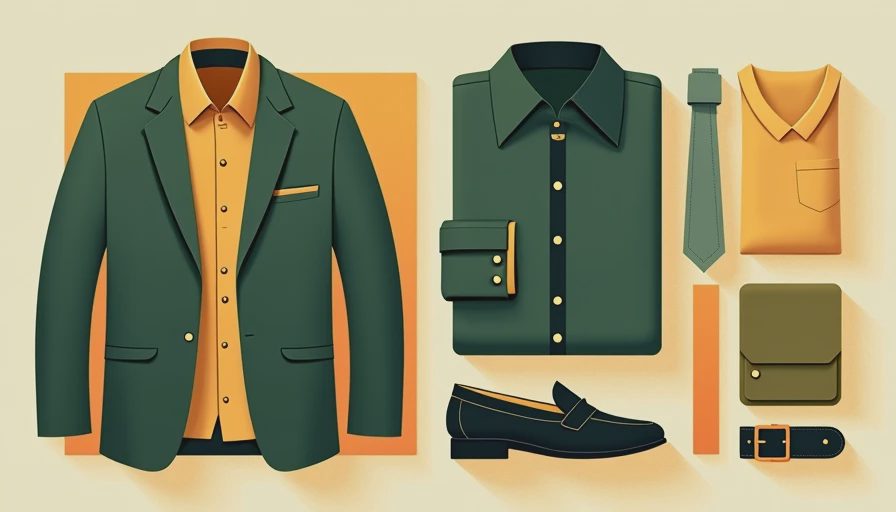 Visual context for smart casual attire