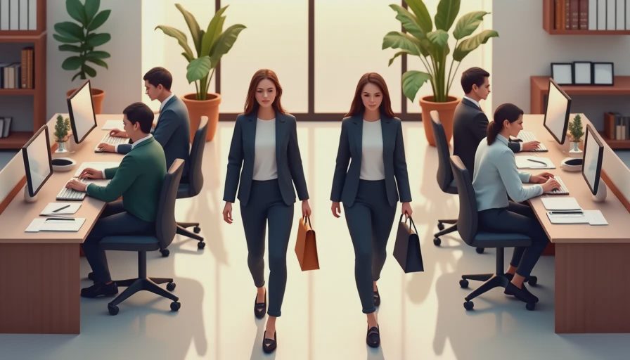 Visual context for smart casual dress code women