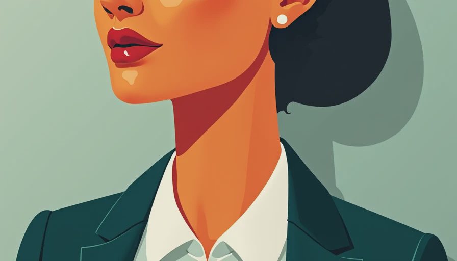 Illustration for interview outfit