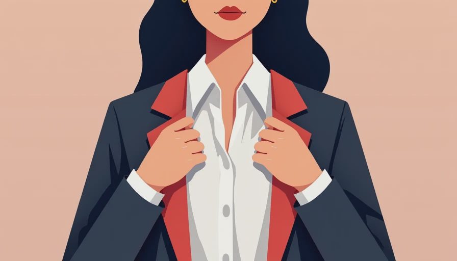 Illustration for business casual attire women
