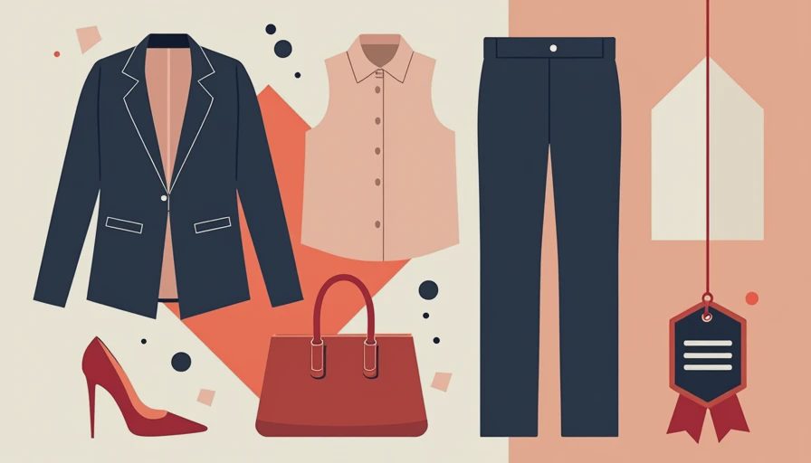 Visual context for business casual attire women